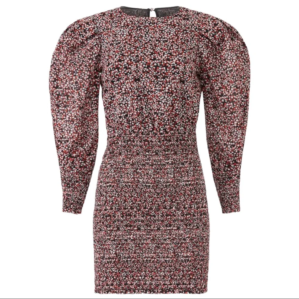 Rebecca Minkoff Tabby Smocked Floral Sheath Dress (XS) - Picture 4 of 11
